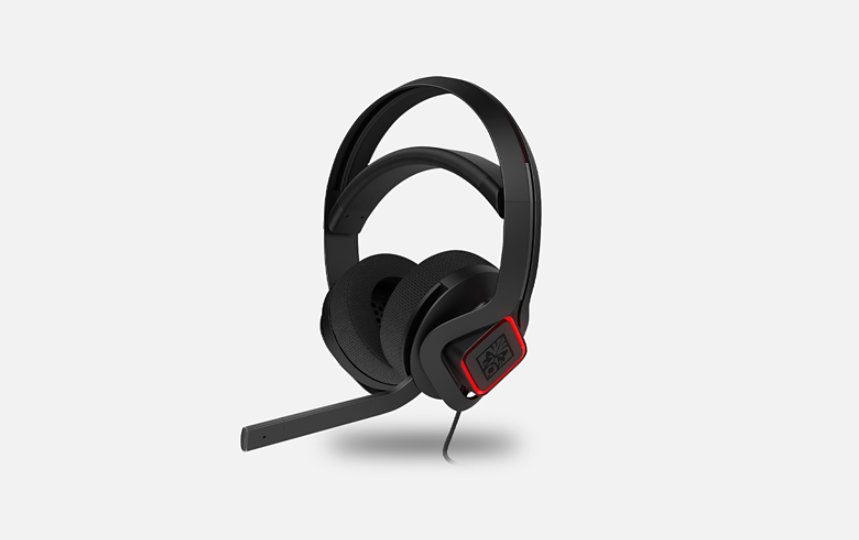 Left side view of HP OMEN X Mindframe Headset