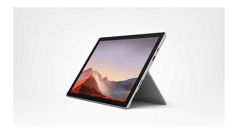 Surface Pro 7 di colore nero