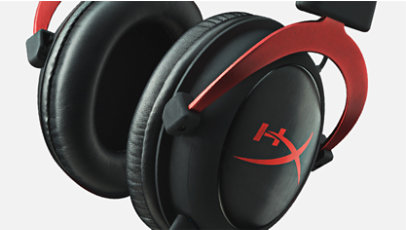 HyperX Cloud II Over The Head Gaming Headphones Red - Office Depot