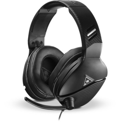 Turtle Beach Atlas One Headset facing left with flip-up mic