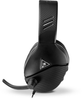 Side view of Turtle Beach Atlas One Headset with flip-up mic