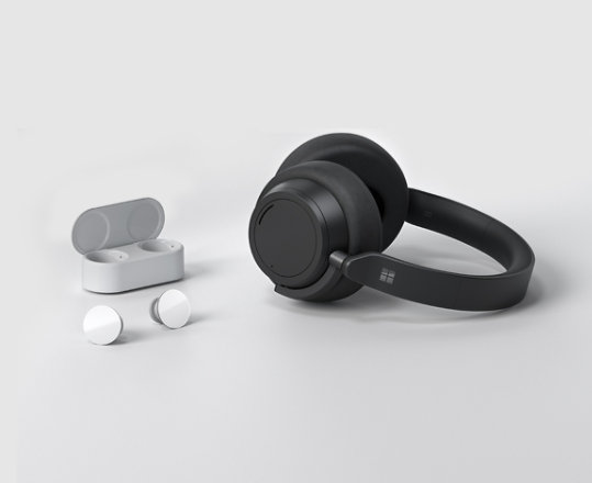 Surface Earbuds ja Surface Headphones 2