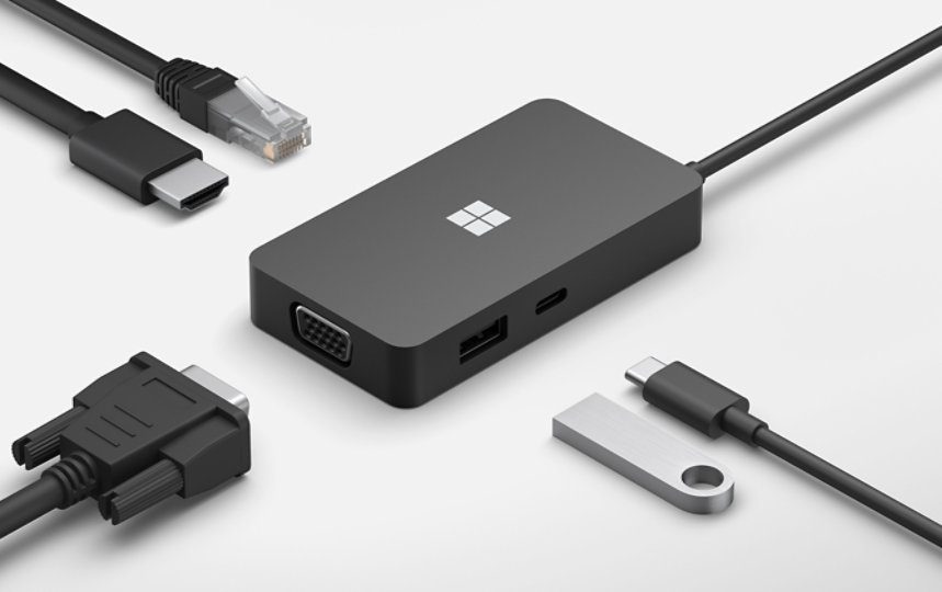 Buy Microsoft Surface USB-C® Travel Hub for Business – Microsoft 
