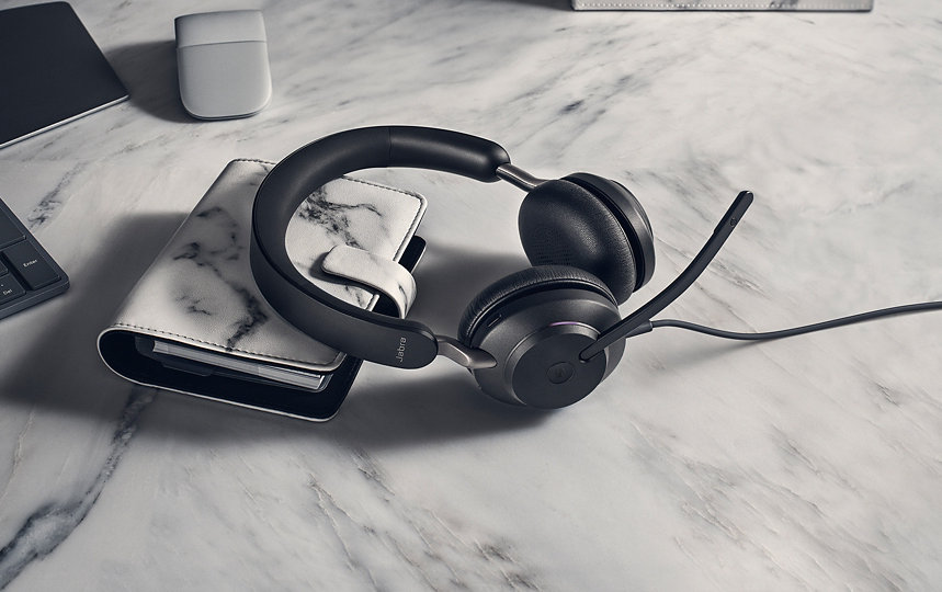 Buy the JABRA - Evolve2 40 Headphones Noise-Cancelling Store Microsoft