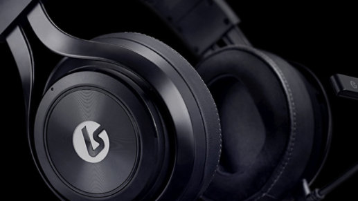 left angle view of the LucidSound LS35X - Surround Sound Wireless Gaming Headset.