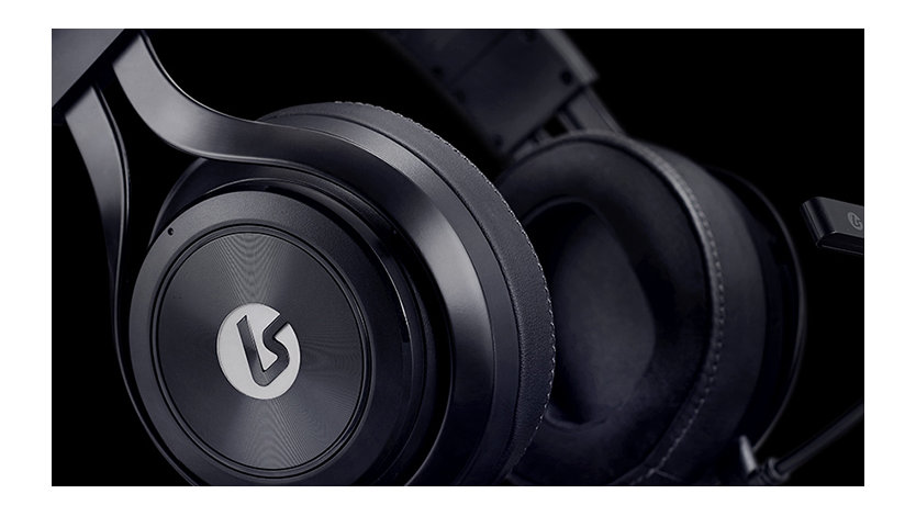 left angle view of the LucidSound LS35X - Surround Sound Wireless Gaming Headset.