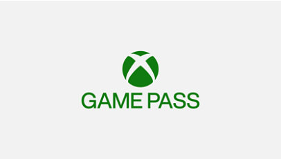 Game Pass Logo auf grauen Hintergrund.