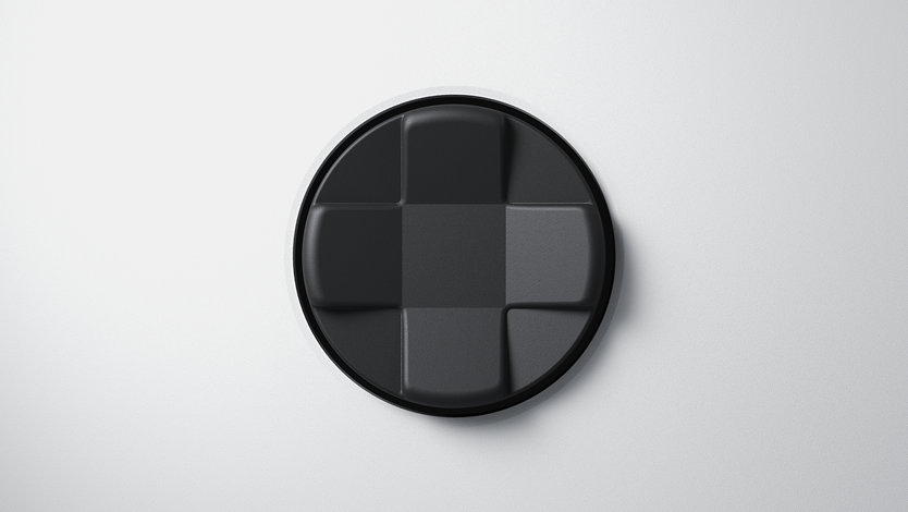 Close-up van navigatiepad op Xbox draadloze controller.