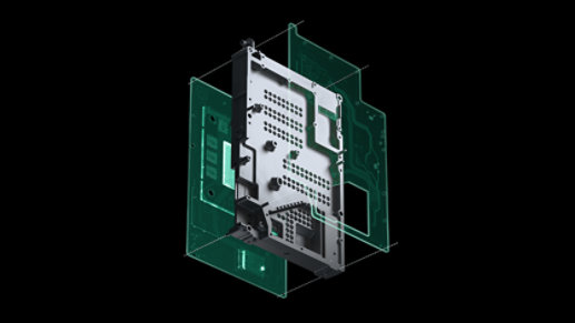 Composant du châssis du dissipateur thermique de la console Xbox Series X