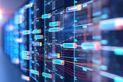 A series of interconnected nodes