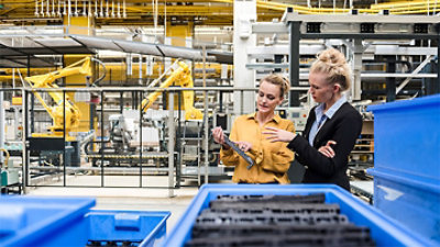 A group of women in a factory