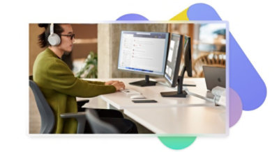 Mobile and desktop displays of a Marketing chat thread in Teams.