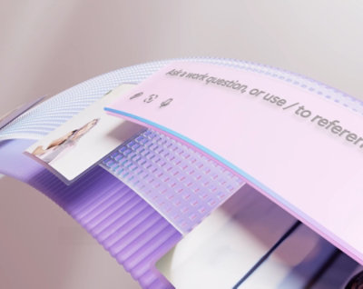 Close-up of a purple plastic container with text Asta work question and 180.