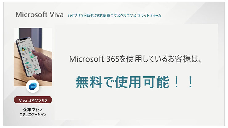 組織力向上を Viva コネクションで実現!!