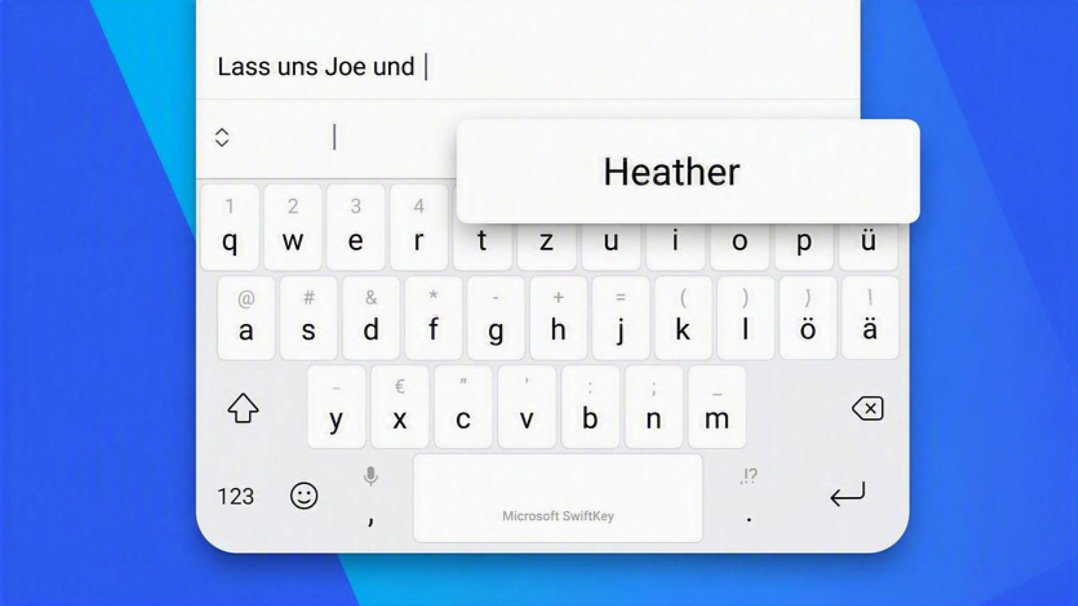 SwiftKey schlägt das nächste Wort vor