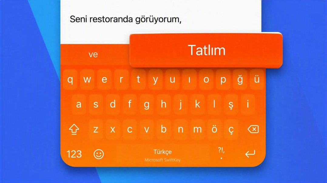 Sonraki sözcüğünüzü öneren SwiftKey