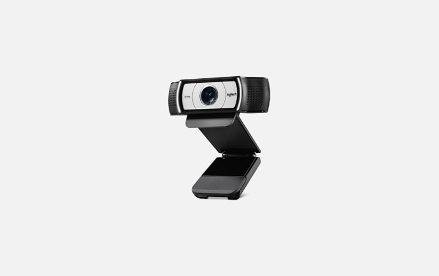 Logitech Webcam with universal clip.