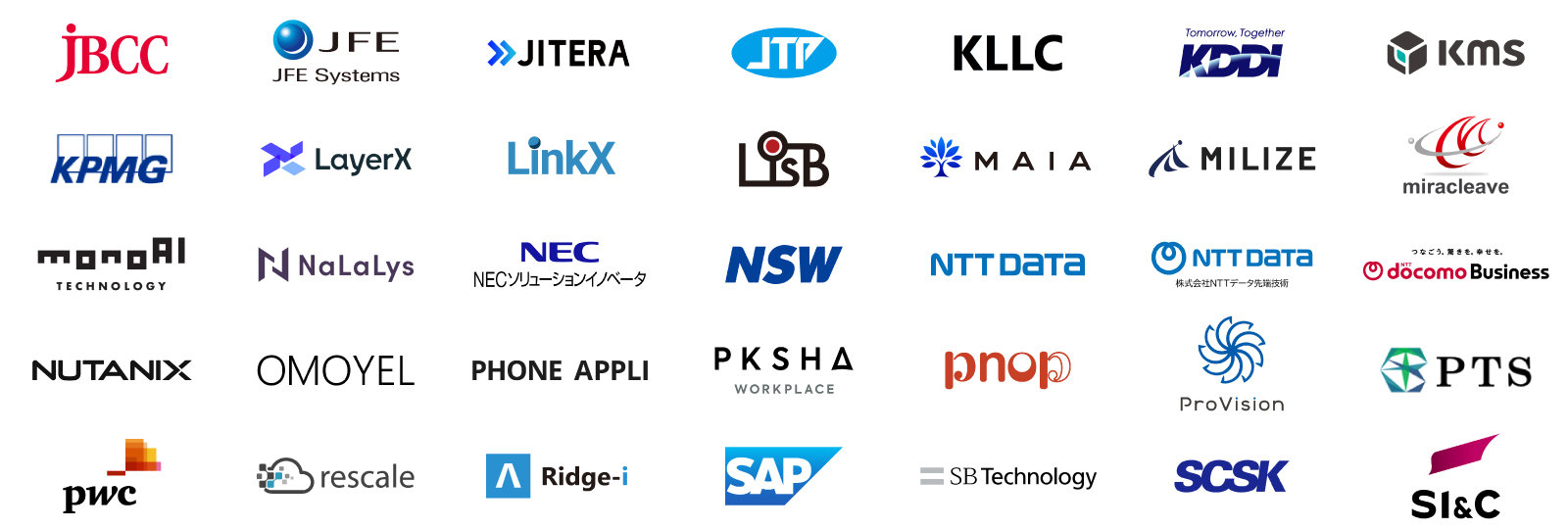 賛同パートナー 一覧その2
