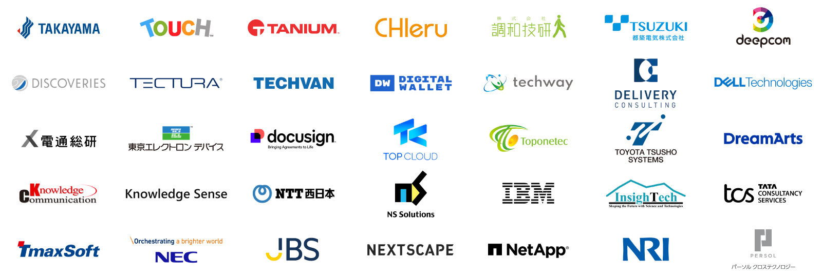 賛同パートナー 一覧その6
