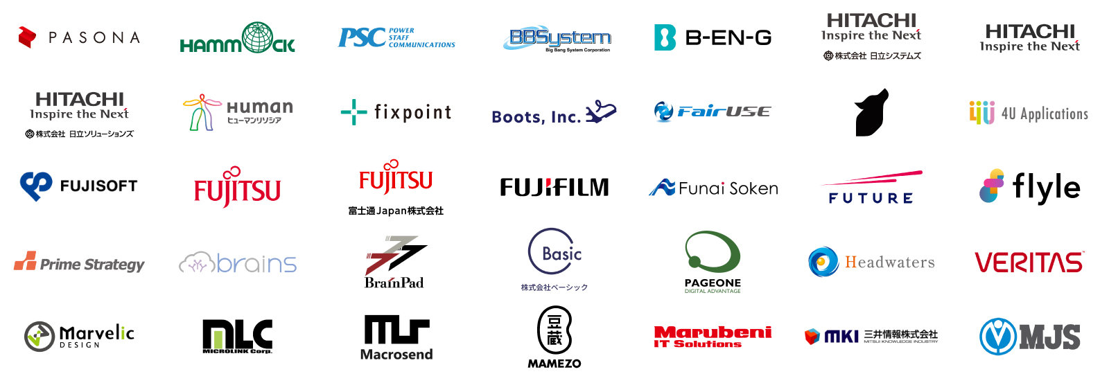 賛同パートナー 一覧その7