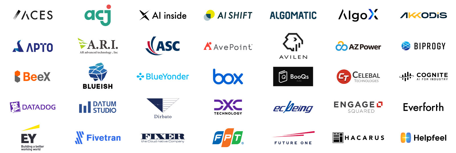 賛同パートナー 一覧その1