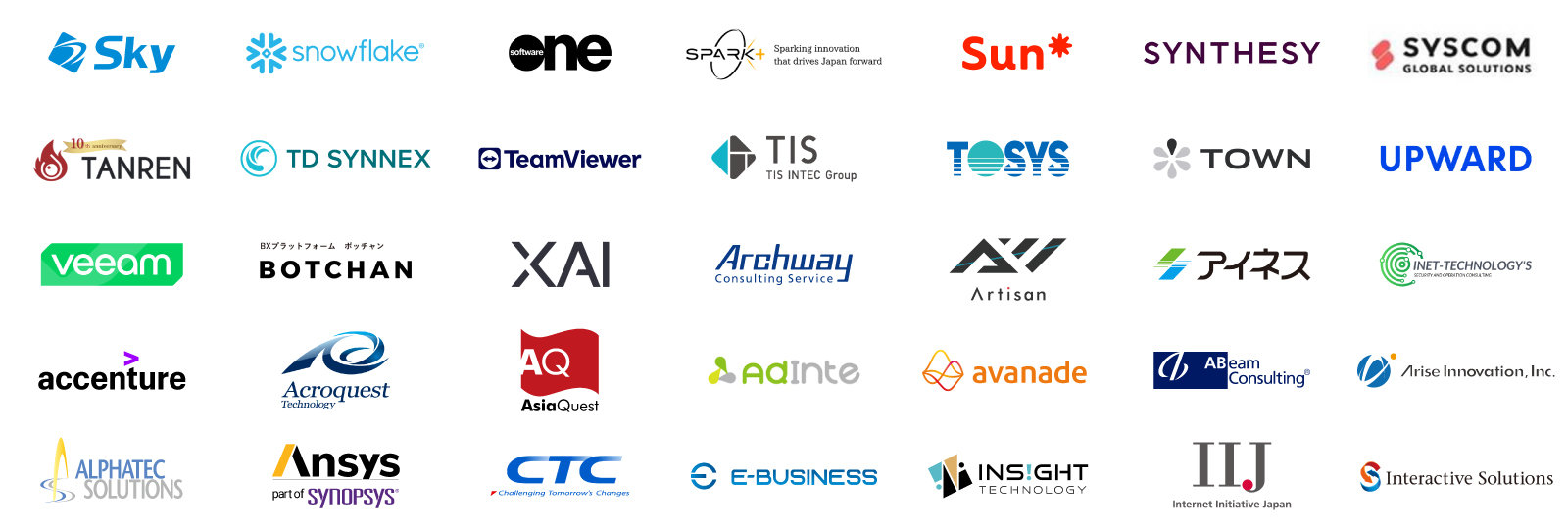賛同パートナー 一覧その3