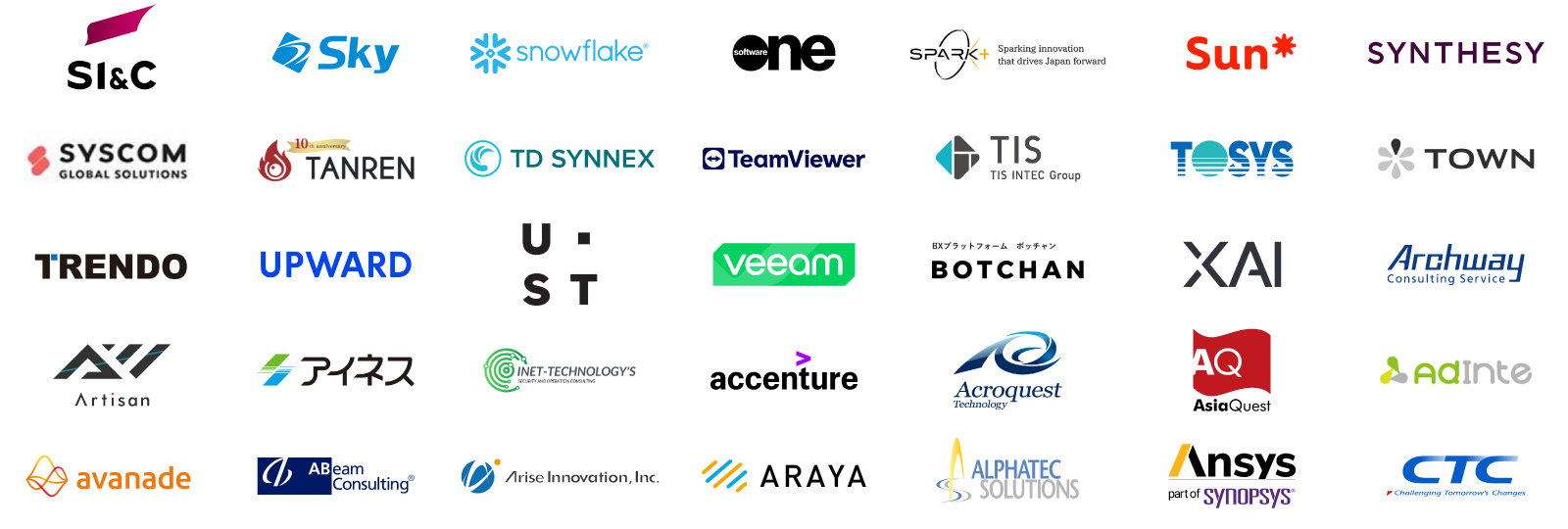 賛同パートナー 一覧その3