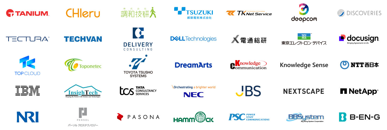 賛同パートナー 一覧その6