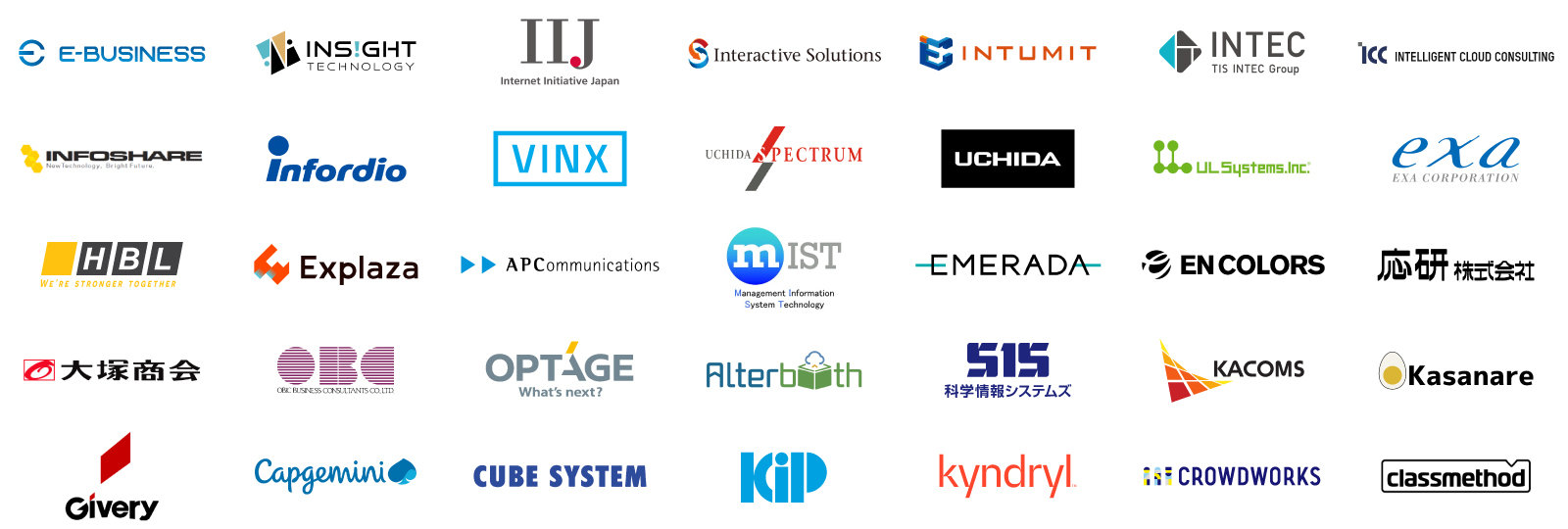賛同パートナー 一覧その4