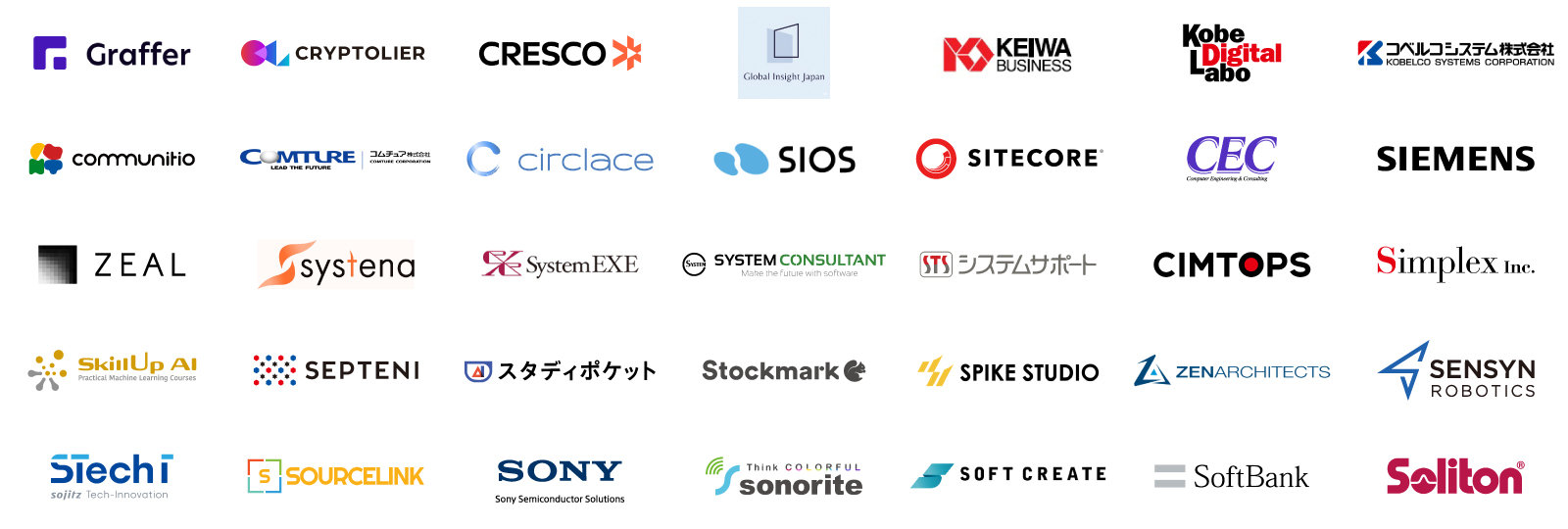 賛同パートナー 一覧その5