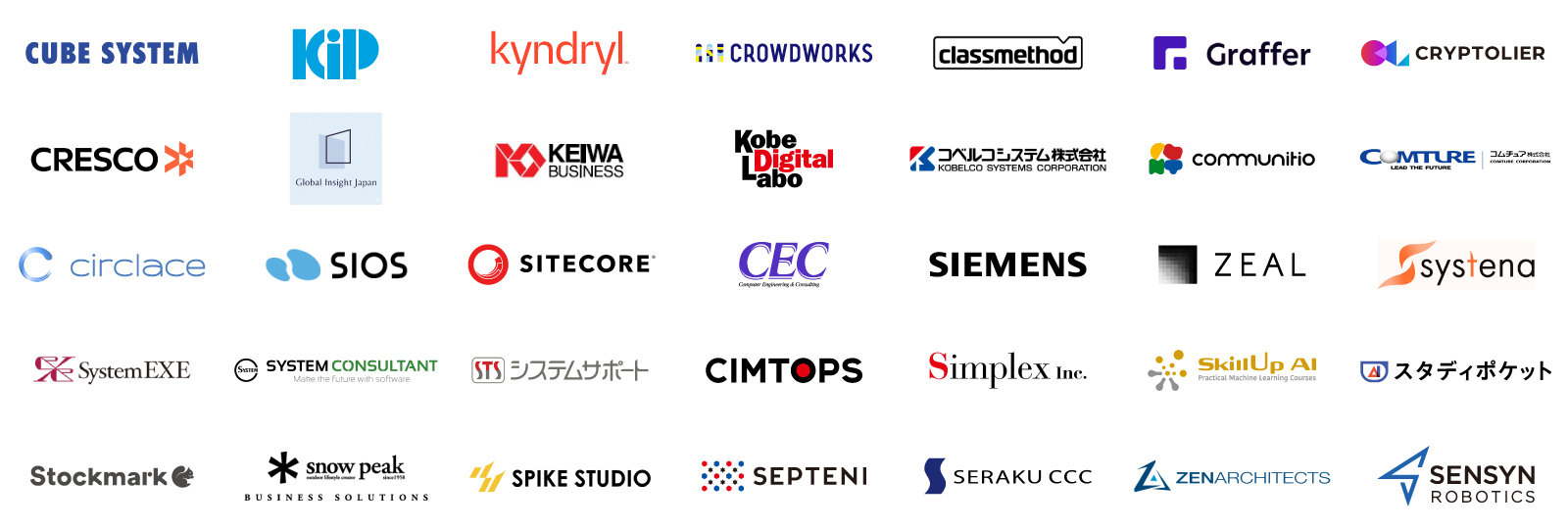 賛同パートナー 一覧その5