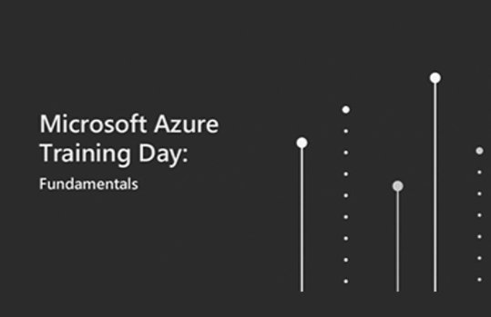 Microsoft Azure Fundamentals の抽象的なイラスト