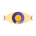 Eye vector shape