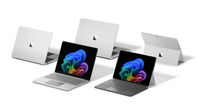 Microsoft Surfaceデバイスラインナップ。