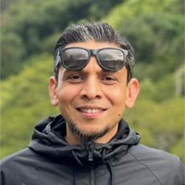 Portrait of Talhah Mir.