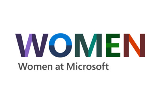 Women at Microsoft ロゴ