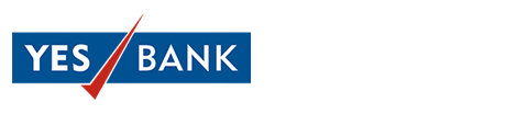 YES BANK in blue background
