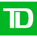 Logo der TD Bank – die Buchstaben T und D auf grünem Grund
