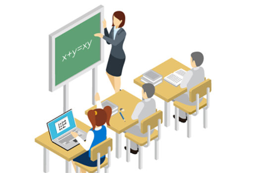 3 人に 1 人は自分のパソコンを持っていることを表すイラスト x+y=xy