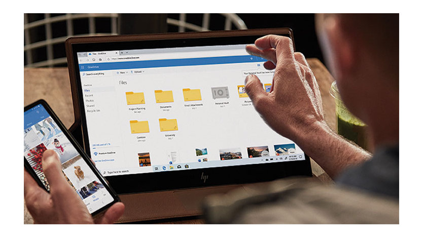 スマートフォンとタブレットで OneDrive を利用