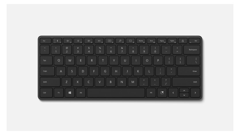 Microsoft Designer Compact Keyboard –マットブラック