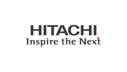 HITACHI タグライン付きロゴ  'Inspire the Next'