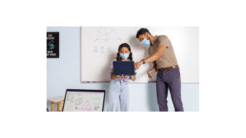 Windows 11 を使った授業のイメージ