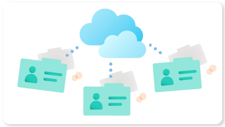 クラウドファーストのイメージのイラスト