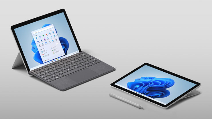 ラップトップとタブレットの両方として使用できる2in1スタイルのデバイス