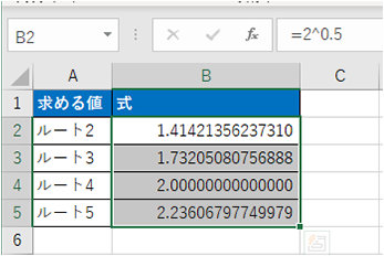 書式が変更される