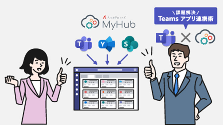 Teams と Ave Point MyHub アプリの連携