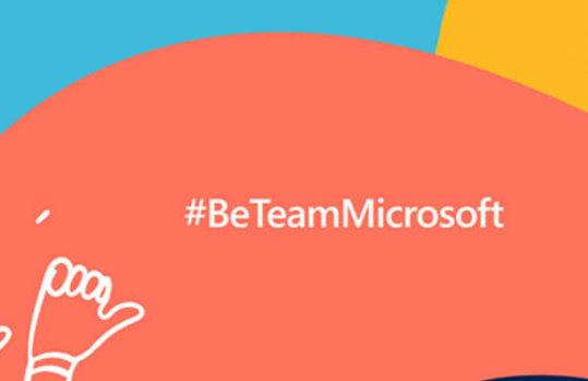 Illustration: #BeTeamMicrosoft