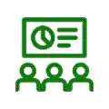Meeting Icon in grün