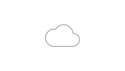 Dieses Icon zeigt eine Wolke